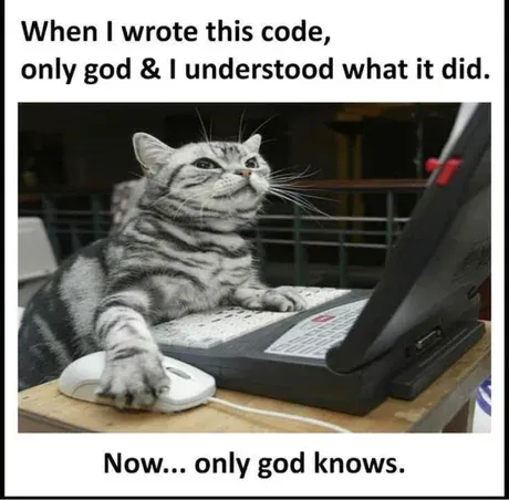 when I wrote this code